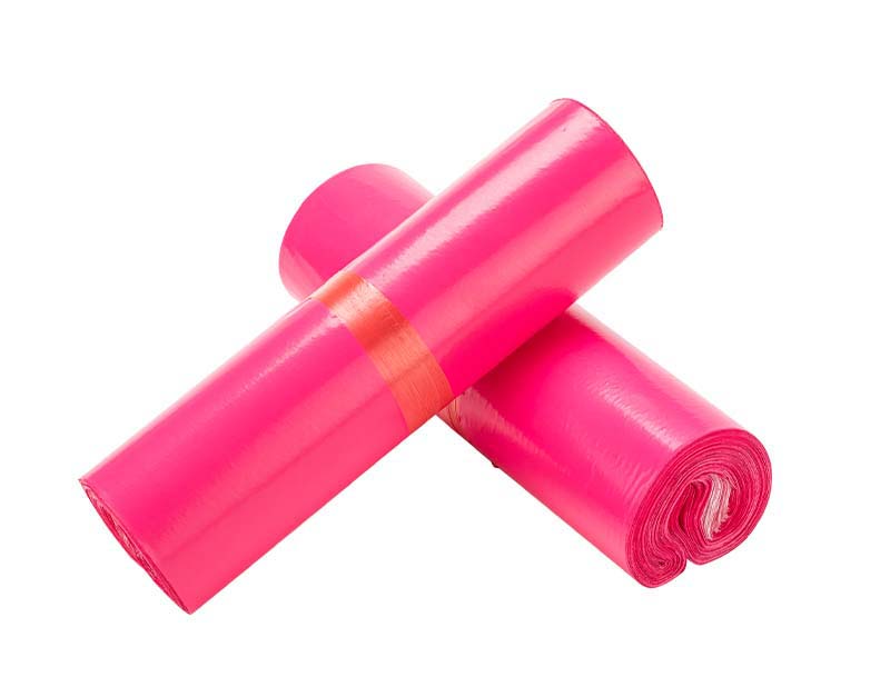 喜德玫红色快递袋-02